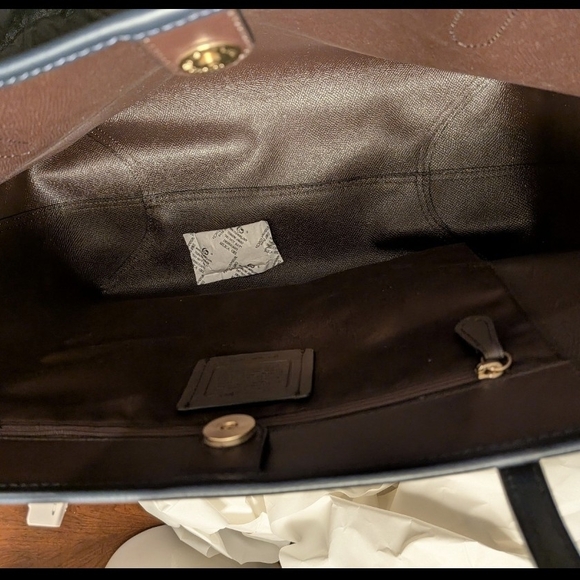 COACH City Tote in Signature Canvas with KAFFE FASSETT Print - NWT! - Picture 7 of 9